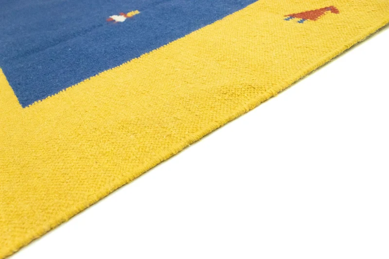 Kelim Modern Teppich 200x300cm - blau