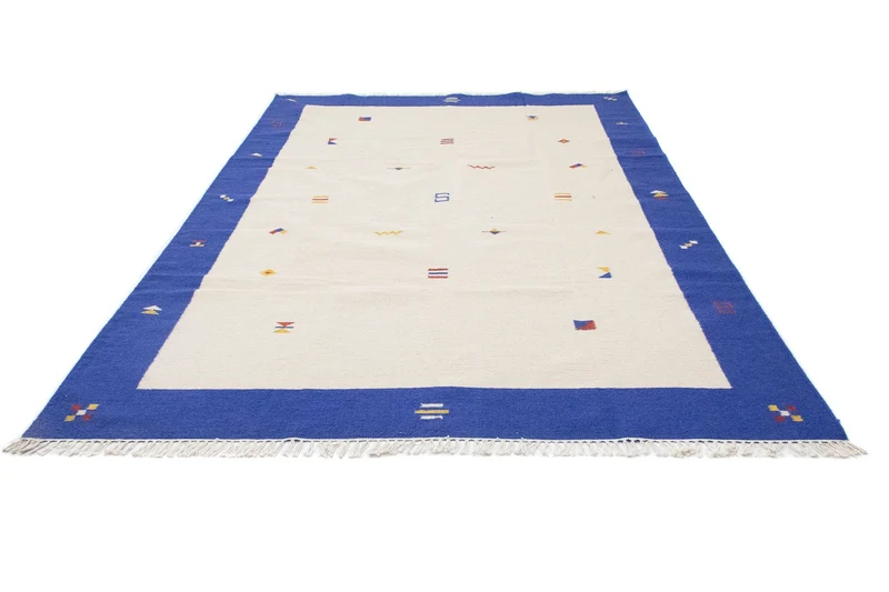 Kelim Modern Teppich 200x300cm - beige