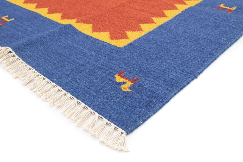 Kelim Modern Teppich 200x300cm - orange
