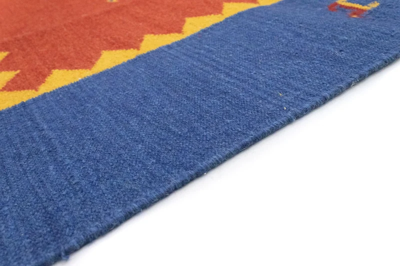 Kelim Modern Teppich 200x300cm - orange