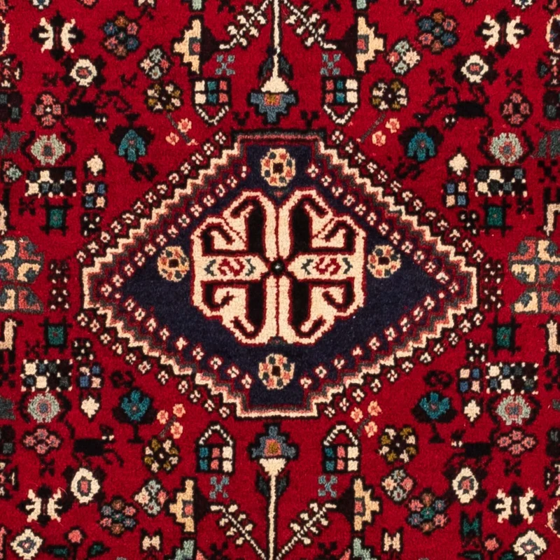 Abadeh Teppich 107x154cm - Perserteppich - dunkelrot