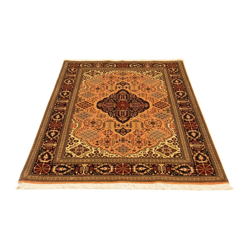 Täbriz - 50 Raj Teppich 102x152cm - Perserteppich - braun