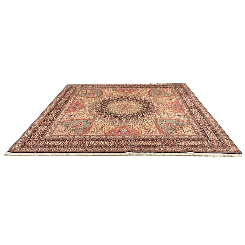 Täbriz - 50 Raj Teppich 250x253cm - Perserteppich - mehrfarbig