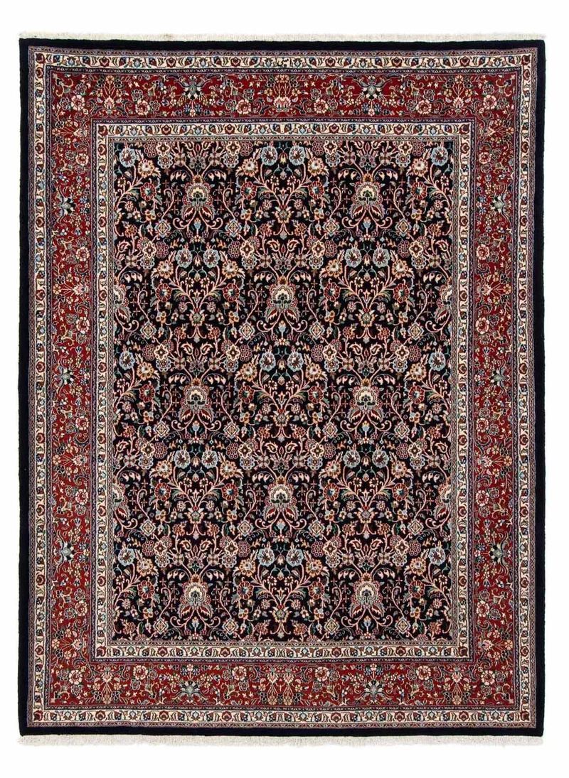 Moud Teppich 181x239cm - Perserteppich - dunkelblau