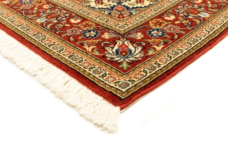 Ghom Teppich 102x152cm - Perserteppich - schwarz