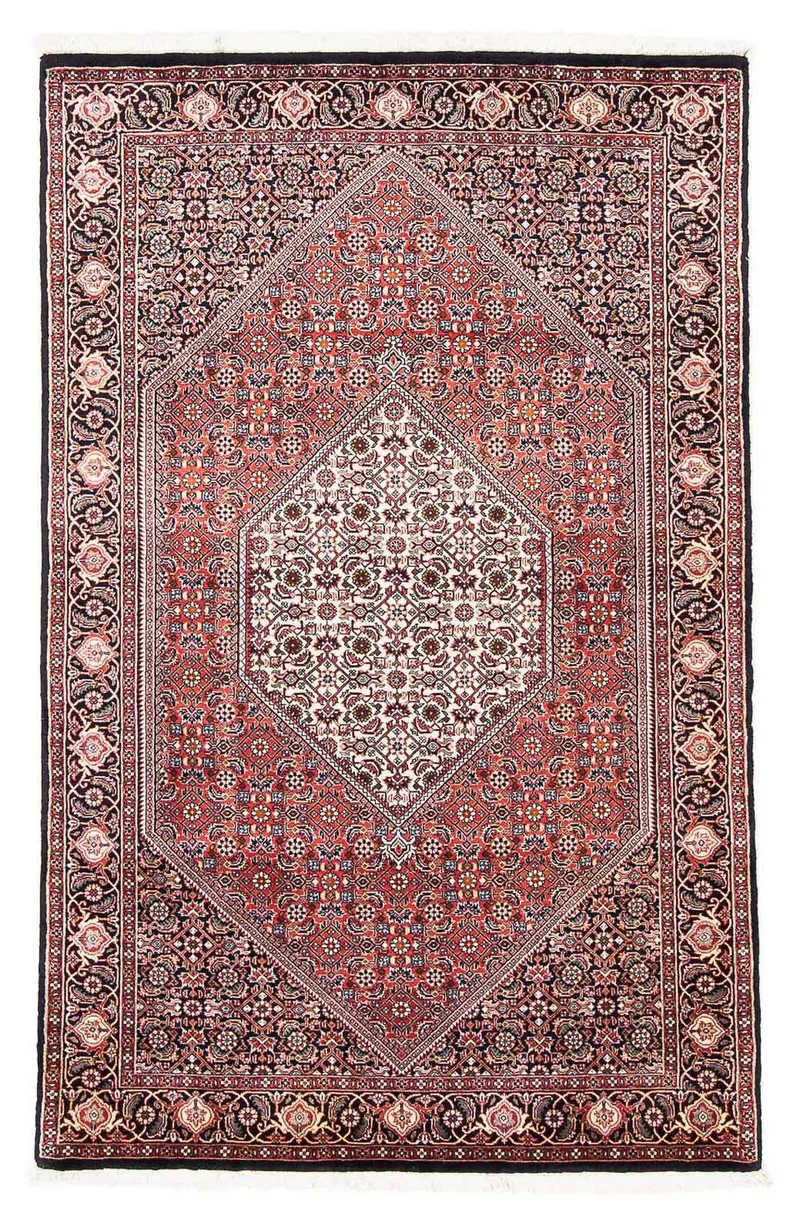 Bidjar Teppich 108x174cm - Perserteppich - hellrot