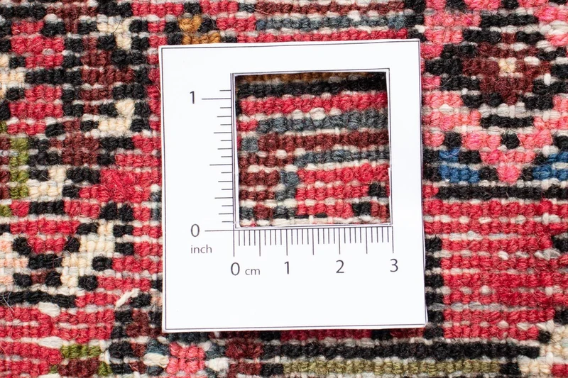 Hosseinabad Teppich 100x147cm - Perserteppich - dunkelrot