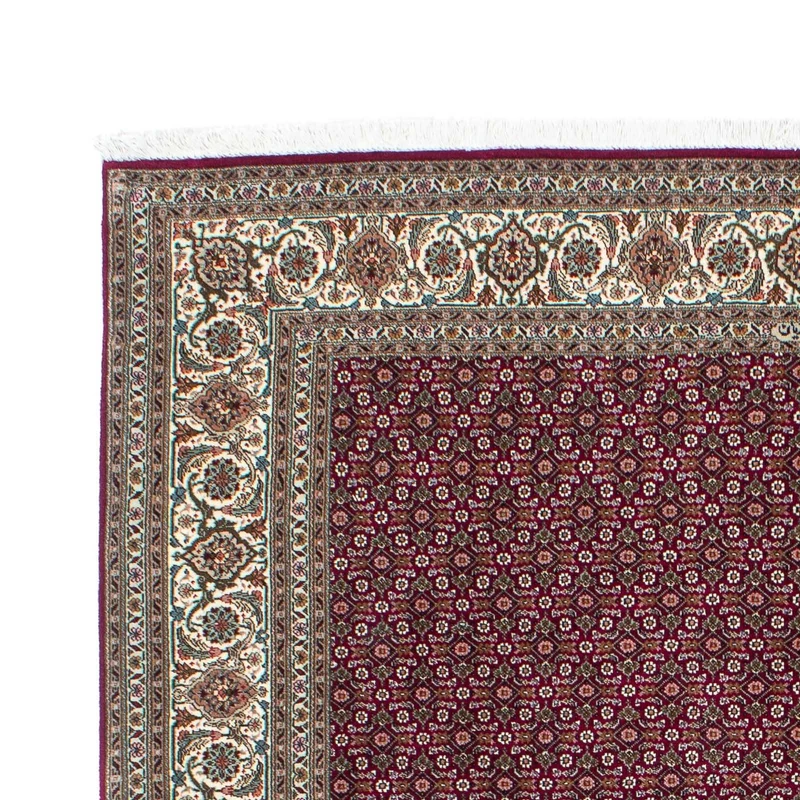 Täbriz Teppich 151x202cm - Perserteppich - dunkelrot