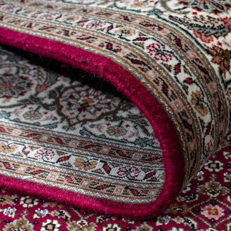 Täbriz Teppich 151x202cm - Perserteppich - dunkelrot
