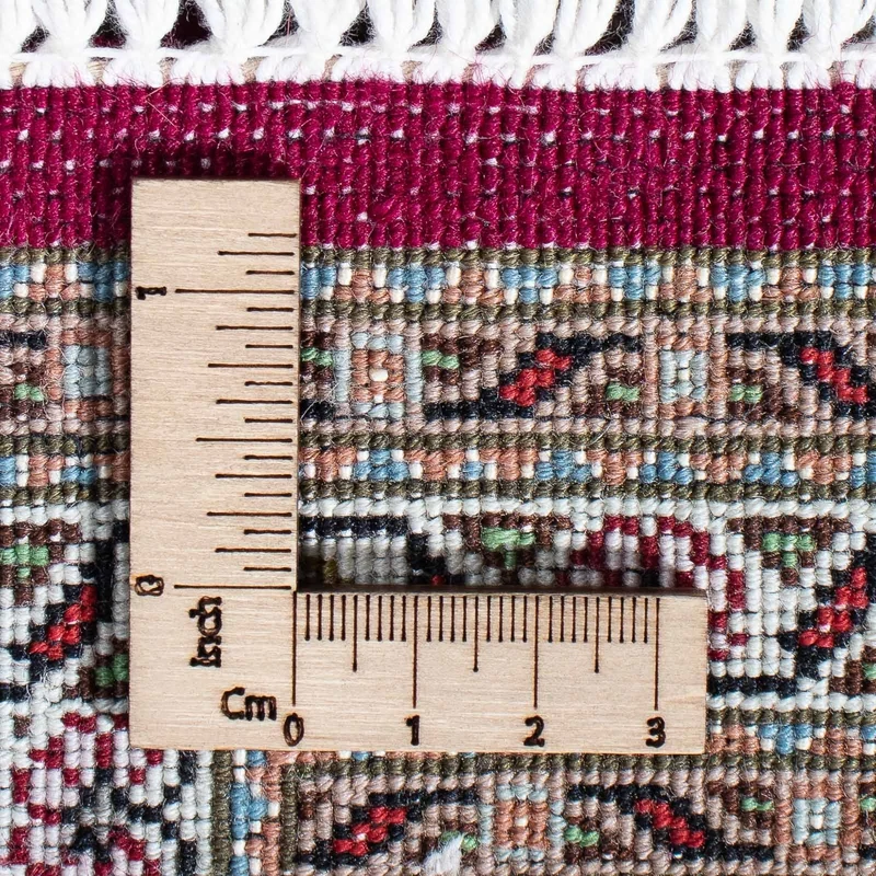 Täbriz Teppich 151x202cm - Perserteppich - dunkelrot