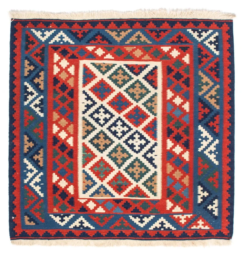 Kelim Fars Teppich 104x105cm - mehrfarbig