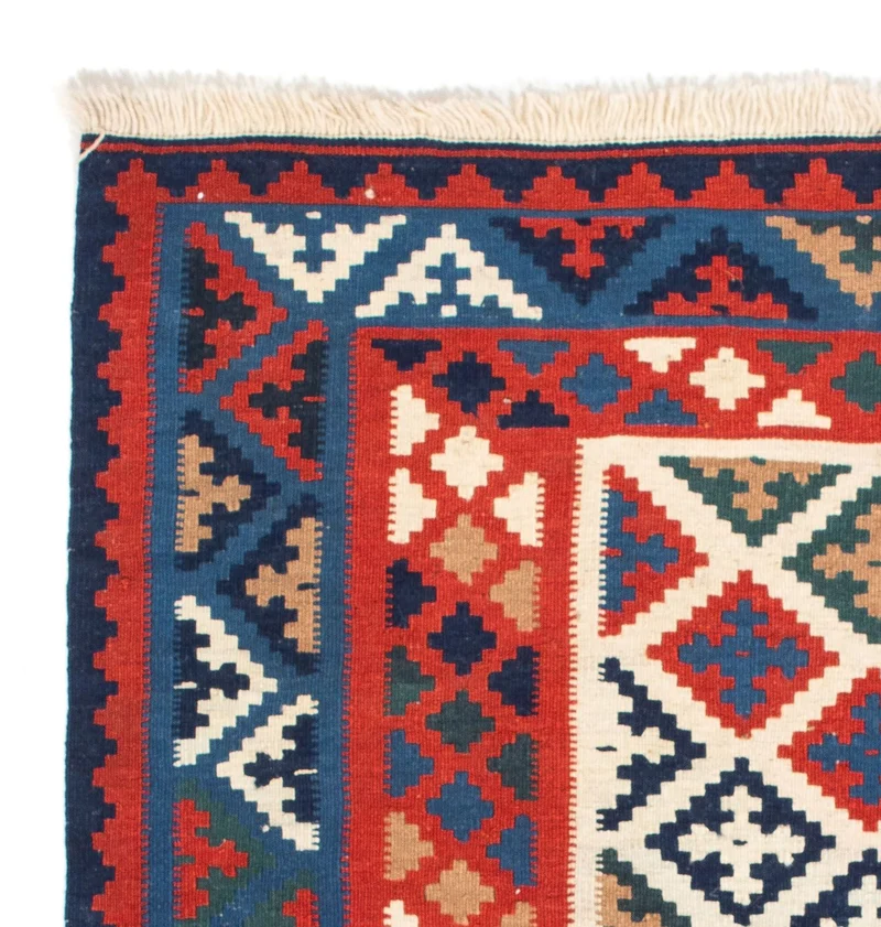 Kelim Fars Teppich 104x105cm - mehrfarbig