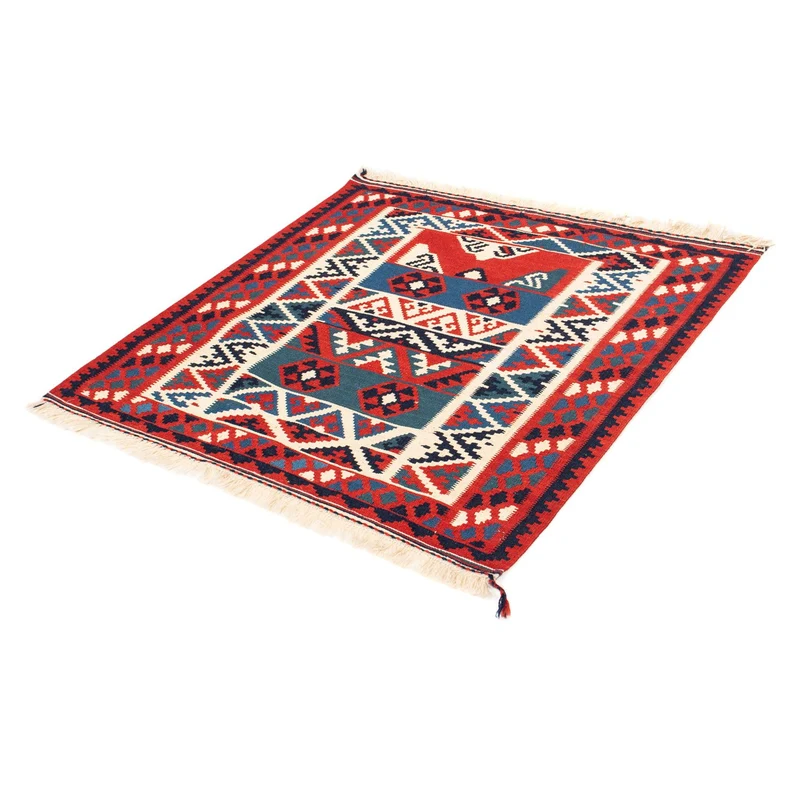 Kelim Fars Teppich 100x103cm - mehrfarbig