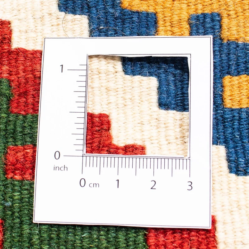 Kelim Fars Teppich 102x104cm - dunkelblau
