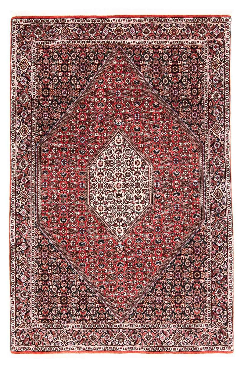 Bidjar Teppich 110x176cm - Perserteppich - hellrot