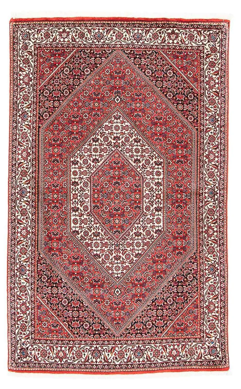 Bidjar Teppich 108x175cm - Perserteppich - hellrot