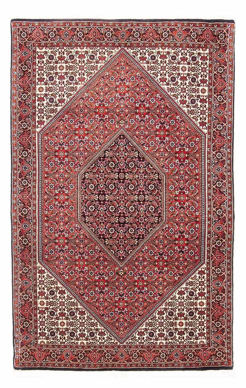 Bidjar Teppich 110x180cm - Perserteppich - rot