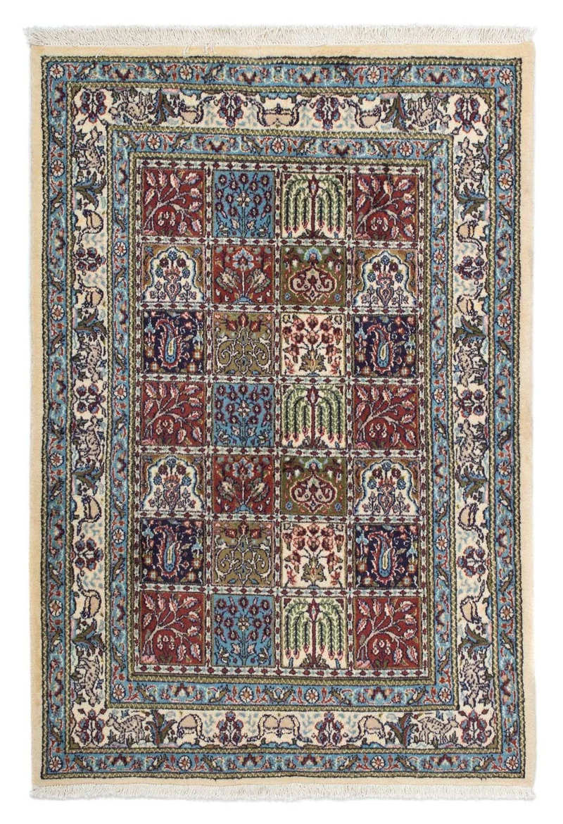 Moud Teppich 100x145cm - Perserteppich - mehrfarbig
