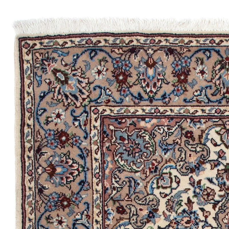 Keshan Teppich 98x153cm - Perserteppich - beige