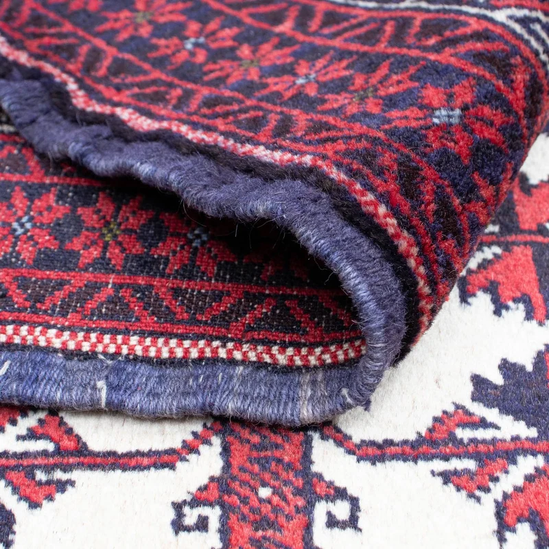 Belutsch Teppich 89x136cm - Orientteppich - rot