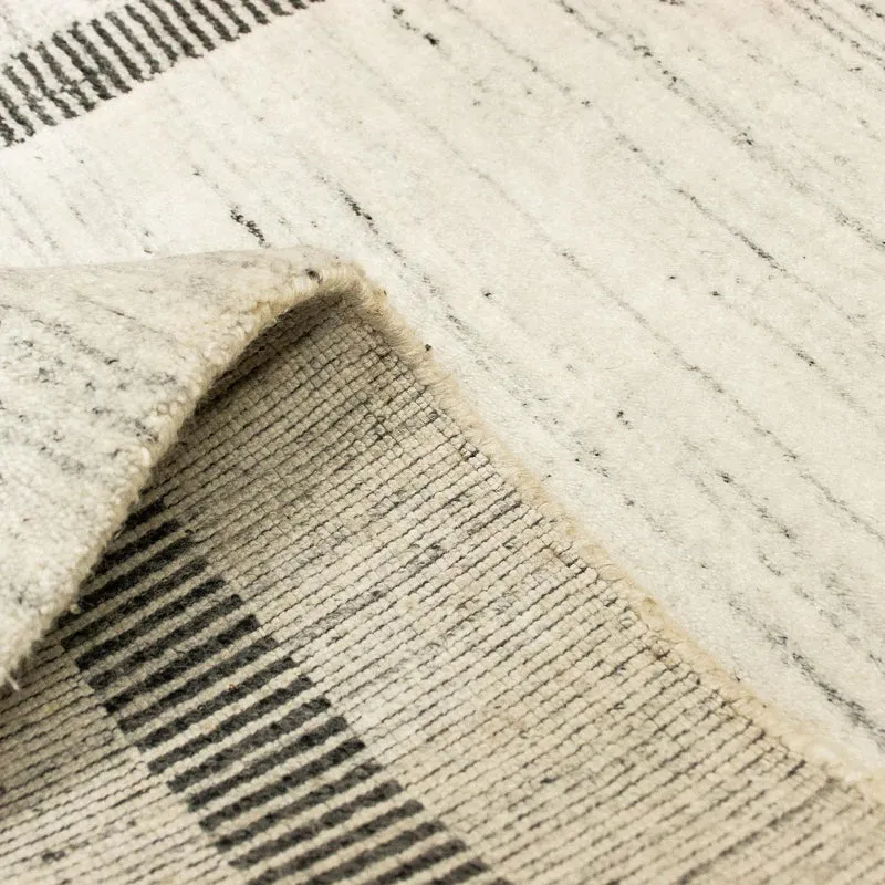 Gabbeh Teppich - Loribaft Perser 70 x 140 cm - grau