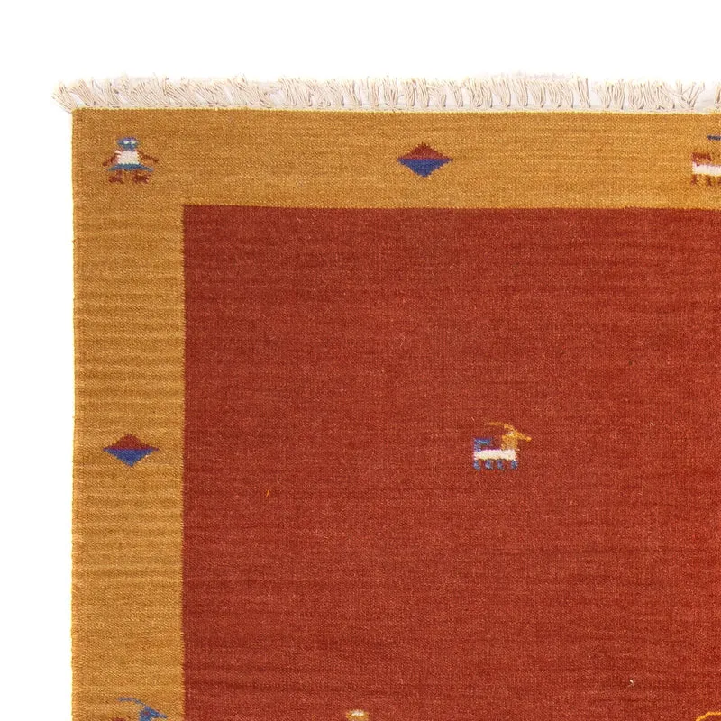 Kelim Teppich - Trendy 170 x 240 cm - dunkelrot