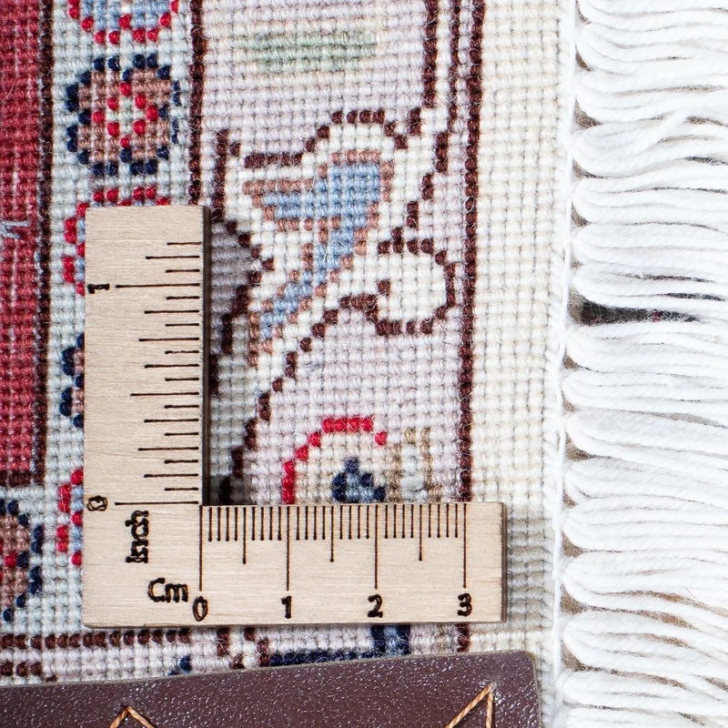 Täbriz - 50 Raj Teppich 150x203cm - Perserteppich - beige