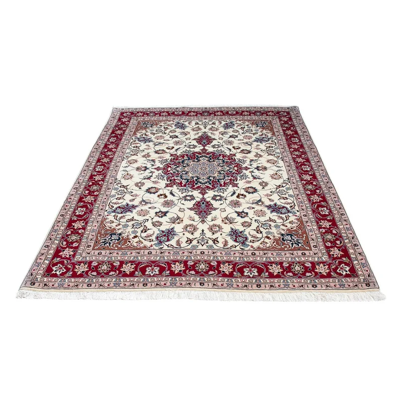 Täbriz - 50 Raj Teppich 149x200cm - Perserteppich - beige