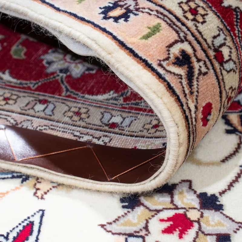 Täbriz - 50 Raj Teppich 151x203cm - Perserteppich - beige