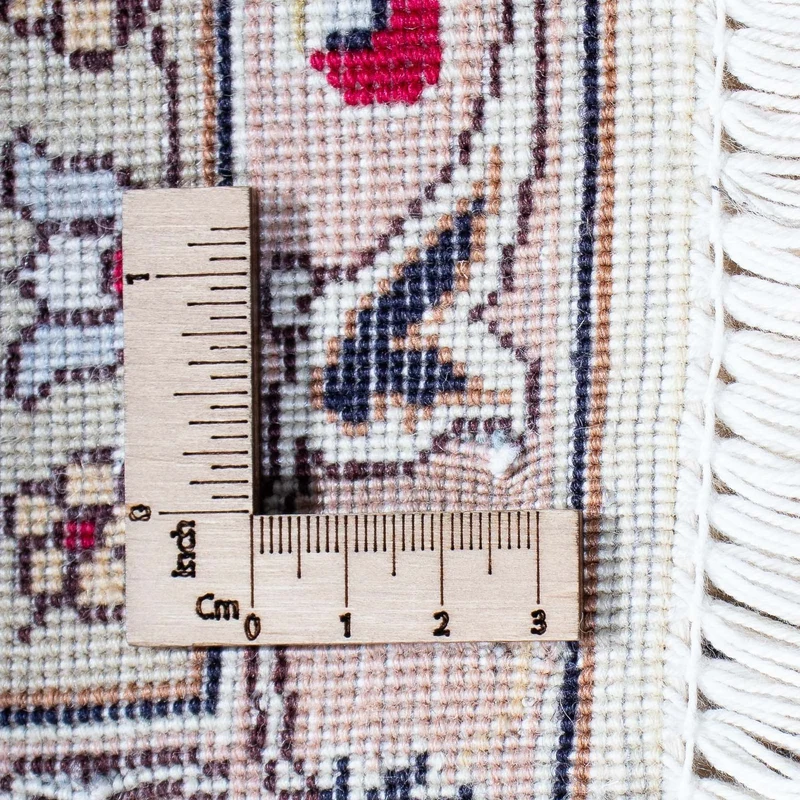 Täbriz - 50 Raj Teppich 151x203cm - Perserteppich - beige