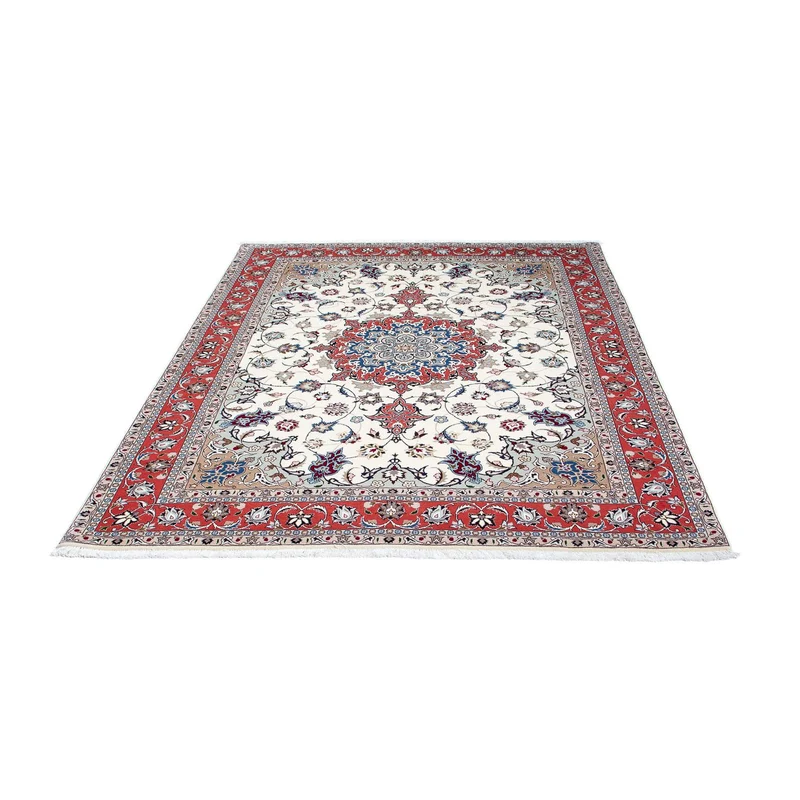 Täbriz - 50 Raj Teppich 151x198cm - Perserteppich - beige