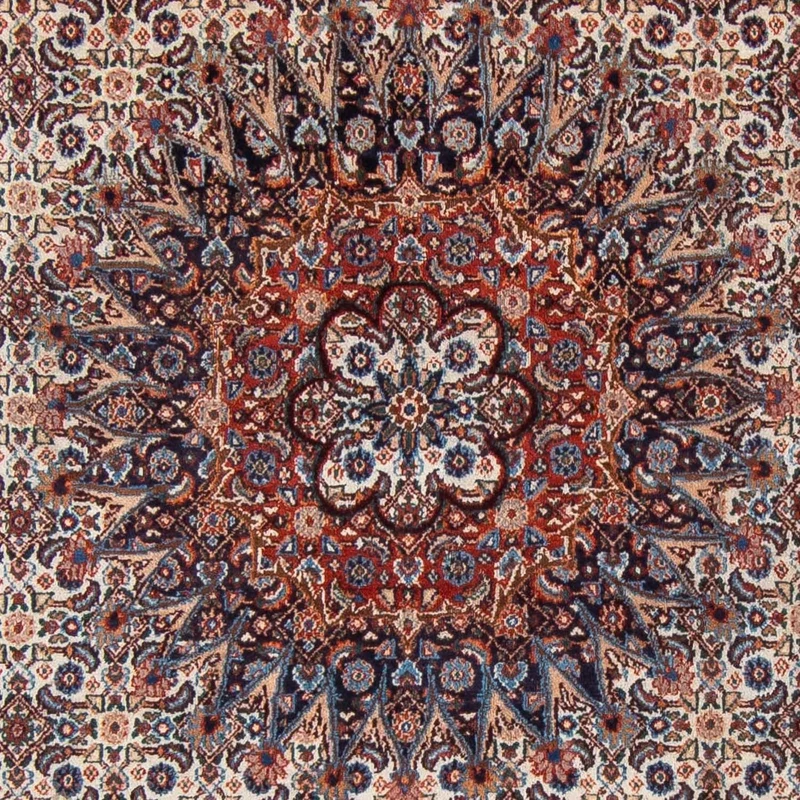 Moud Teppich 206x298cm - Perserteppich - dunkelblau