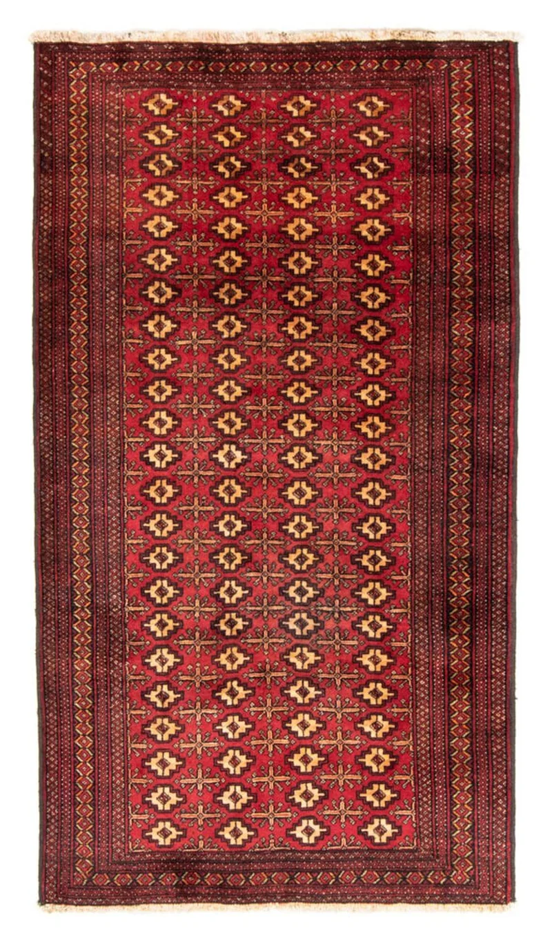 Belutsch Teppich 106x200cm - Orientteppich - rot