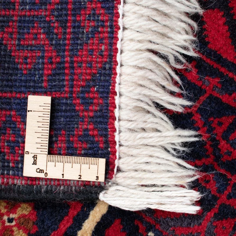 Belutsch Teppich 84x146cm - Orientteppich - dunkelrot