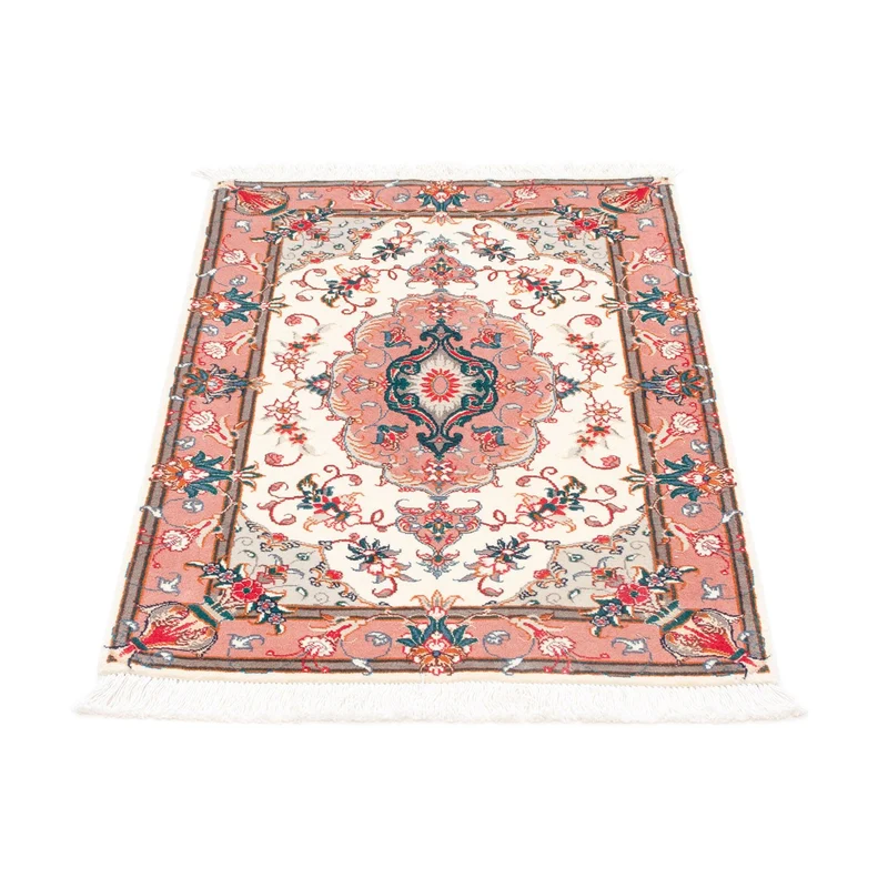 Täbriz - 50 Raj Teppich 60x92cm - Perserteppich - beige