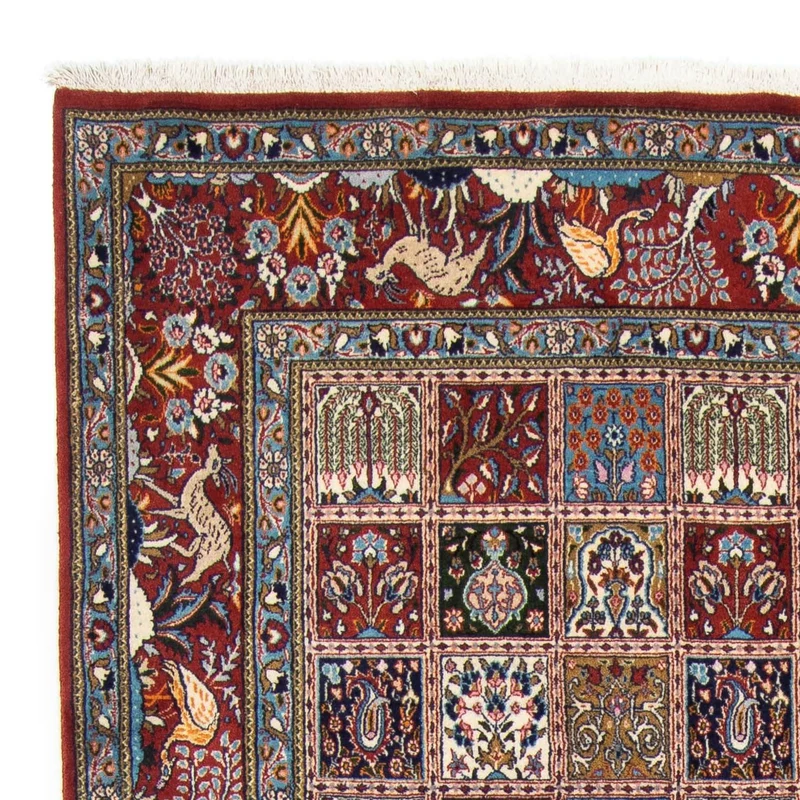 Moud Teppich 195x295cm - Perserteppich - dunkelrot