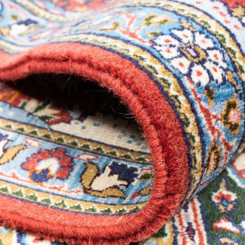Moud Teppich 195x295cm - Perserteppich - dunkelrot