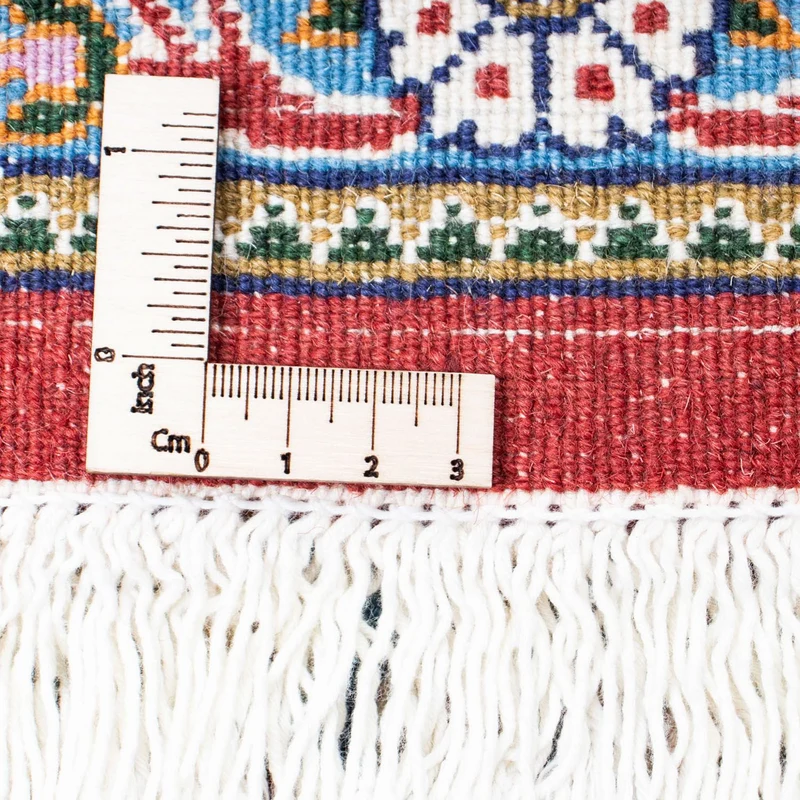 Moud Teppich 195x295cm - Perserteppich - dunkelrot