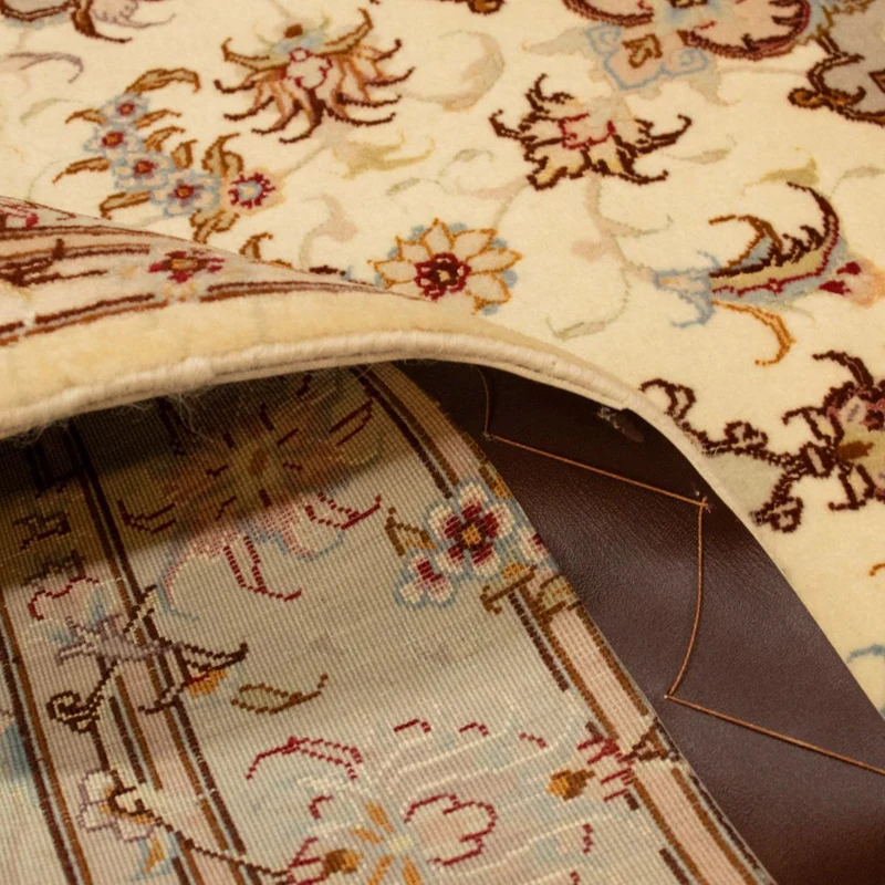 Täbriz - 50 Raj Teppich 101x152cm - Perserteppich - beige