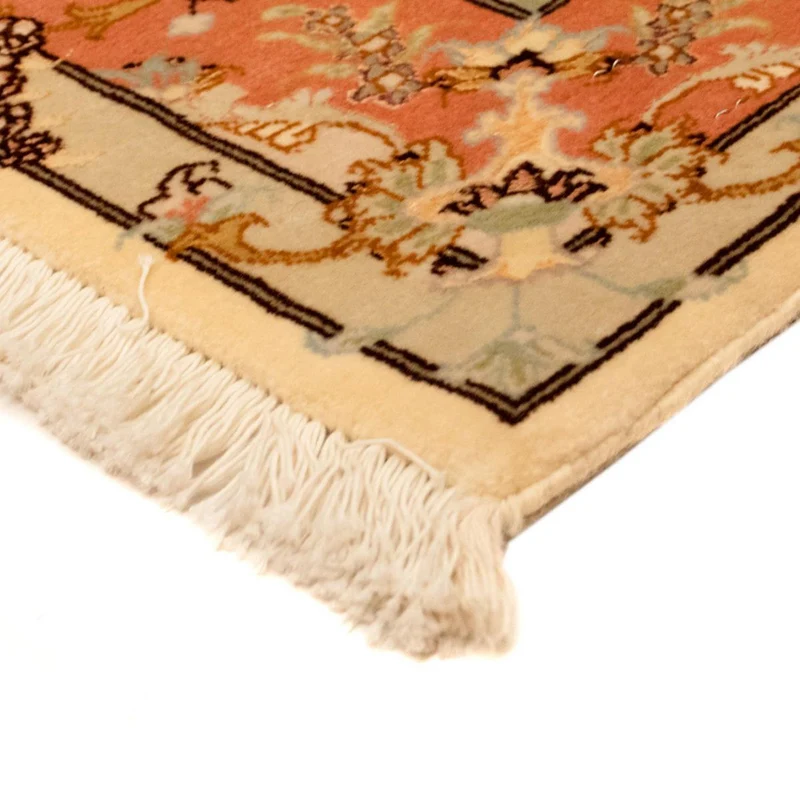 Täbriz - 50 Raj Teppich 101x148cm - Perserteppich - beige
