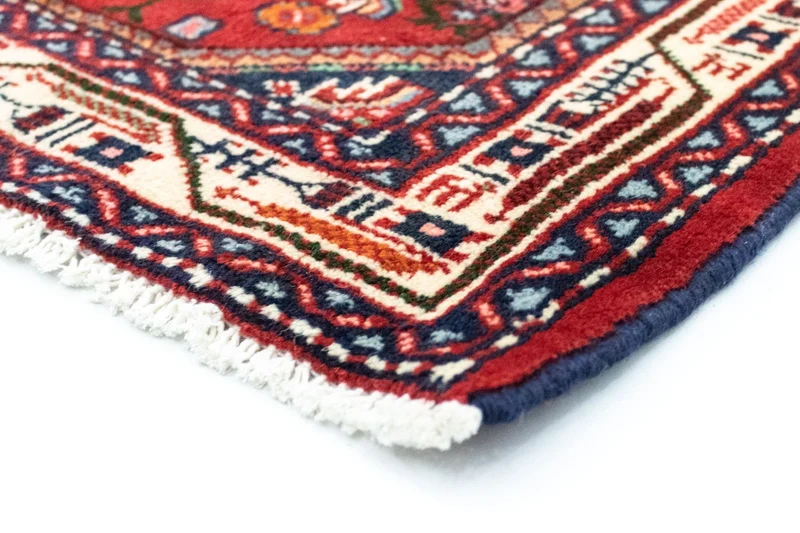Hosseinabad Teppich 80x124cm - Perserteppich - rot