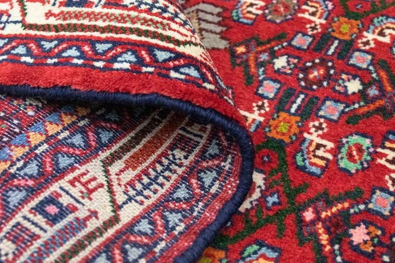 Hosseinabad Teppich 80x124cm - Perserteppich - rot