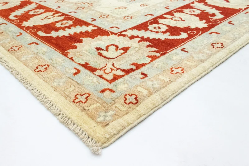 Ziegler Teppich 204x296cm - Orientteppich - hellbeige