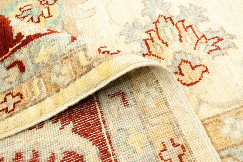 Ziegler Teppich 204x296cm - Orientteppich - hellbeige