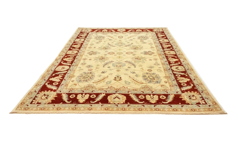Ziegler Teppich 204x296cm - Orientteppich - hellbeige
