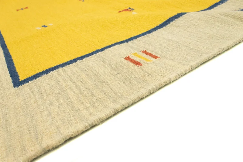 Kelim Teppich - Trendy 200 x 300 cm - gelb