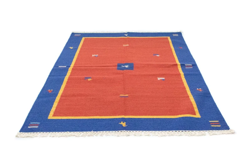 Kelim Modern Teppich 140x200cm - orange
