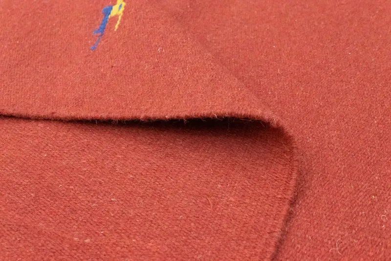 Kelim Modern Teppich 120x180cm - rot