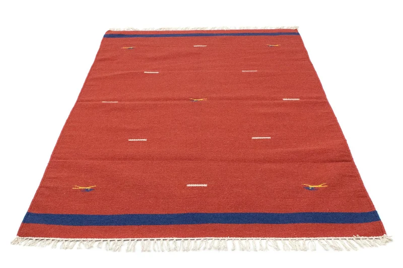 Kelim Modern Teppich 120x180cm - rot