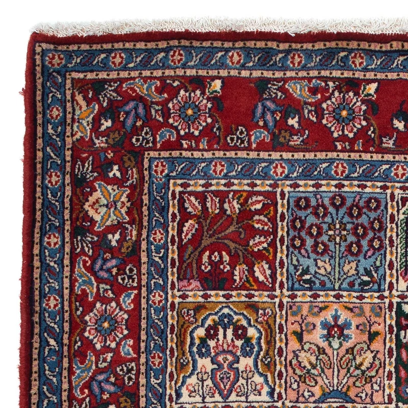 Moud Teppich 100x150cm - Perserteppich - dunkelrot